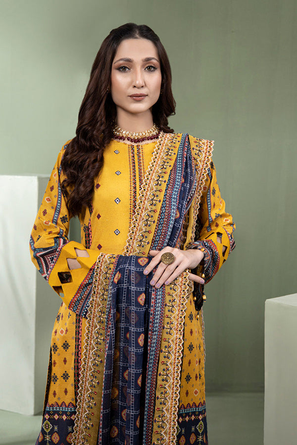 Schick Kinara DP Lawn'23 V#2 (Yellow)