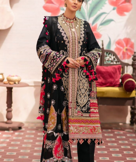 Maryam hussain Luxury Festive Lawn`21D#05 - JAHANARA