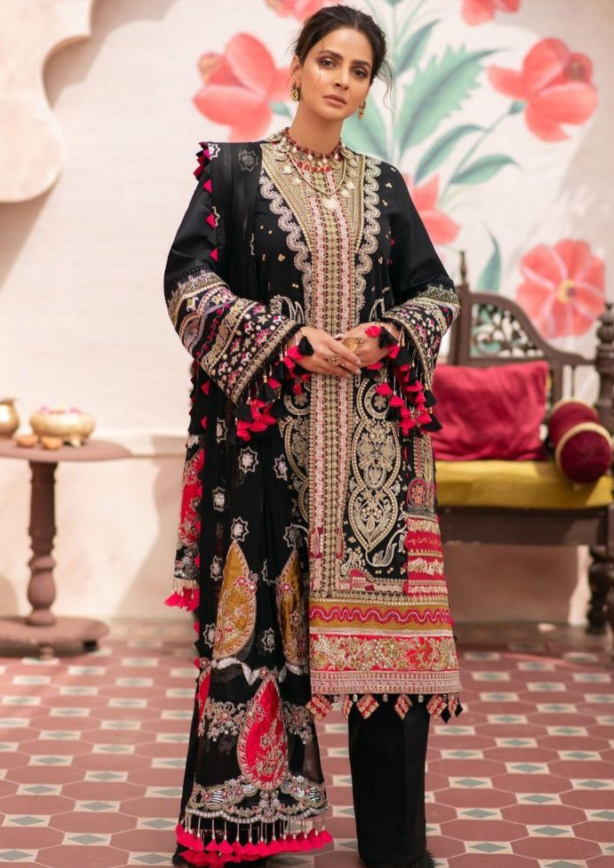 Maryam hussain Luxury Festive Lawn`21D#05 - JAHANARA