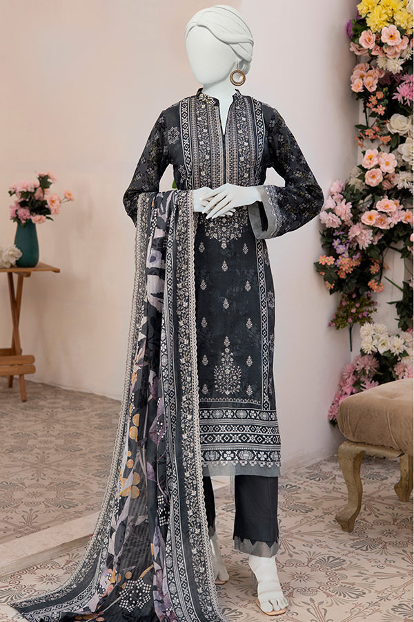 Sehar Emb Fancy Lawn'25 D#09