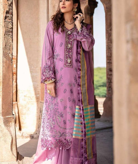 Seran Luxury Lawn`21 VICTORIAN ORCHID