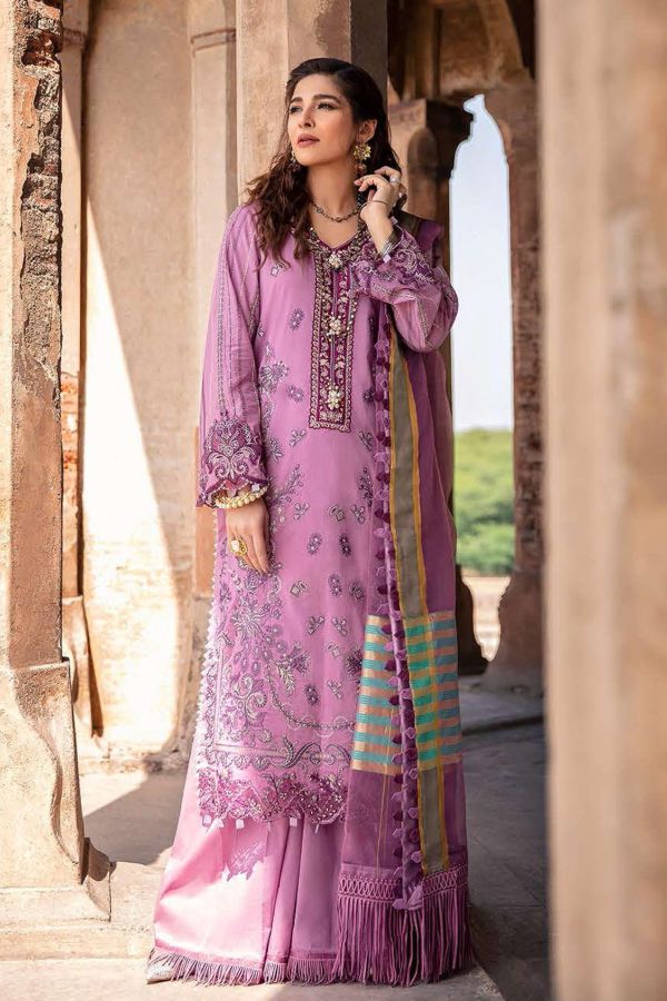 Seran Luxury Lawn`21 VICTORIAN ORCHID
