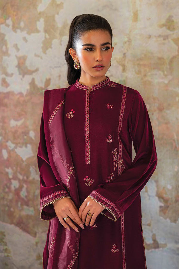 Seran Velmor Unstitched Velvet Formals'24 D#4