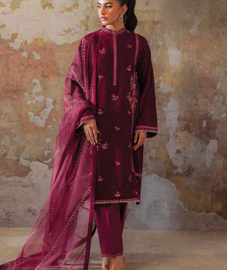 Seran Velmor Unstitched Velvet Formals'24 D#4