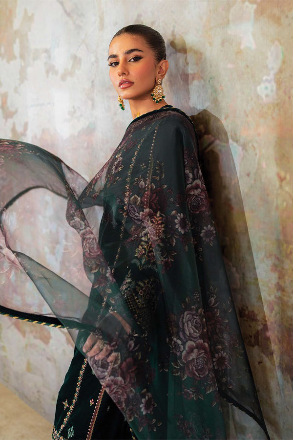 Seran Velmor Unstitched Velvet Formals'24 D#7