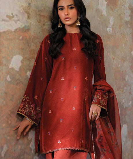 Seran Velmor Unstitched Velvet Formals'24 D#8