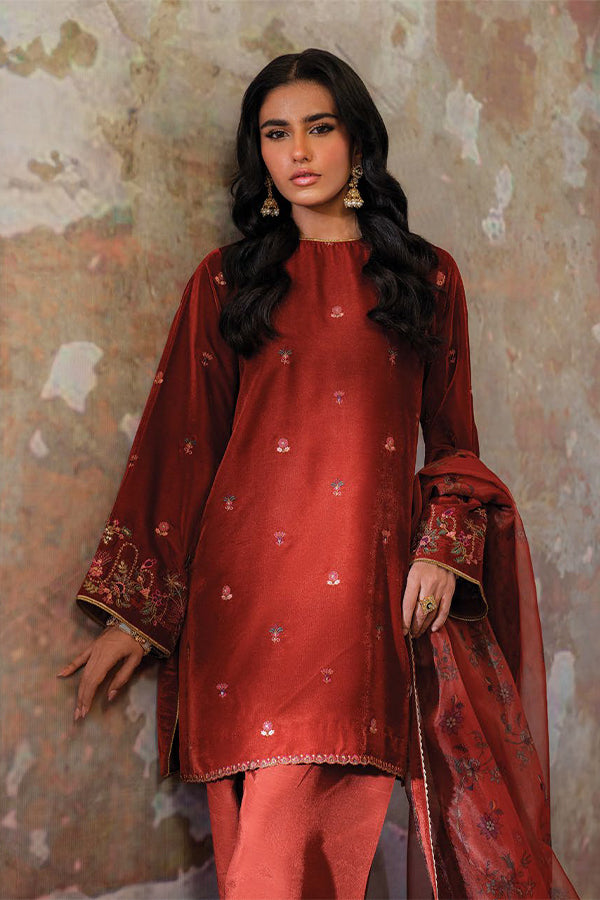 Seran Velmor Unstitched Velvet Formals'24 D#8