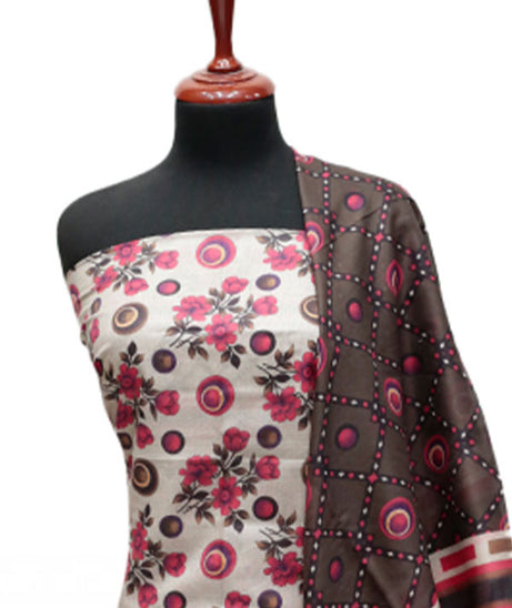 Serene Digital Print Lawn`25 D#13 (Skin)