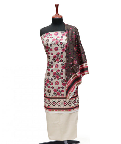 Serene Digital Print Lawn`25 D#13 (Skin)