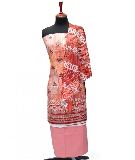 Serene Digital Print Lawn`25 D#329 (Pink)