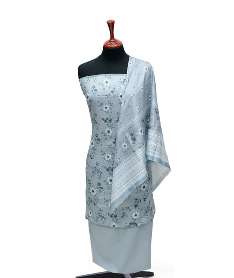 Serene Digital Print Lawn`25 D#336 (Grey)