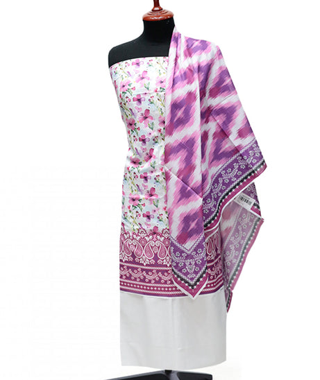 Serene Premium Lawn`25 D#8 (White)