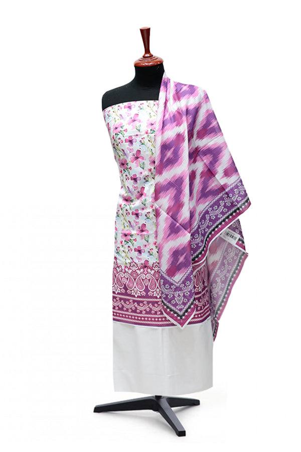 Serene Premium Lawn`25 D#8 (White)