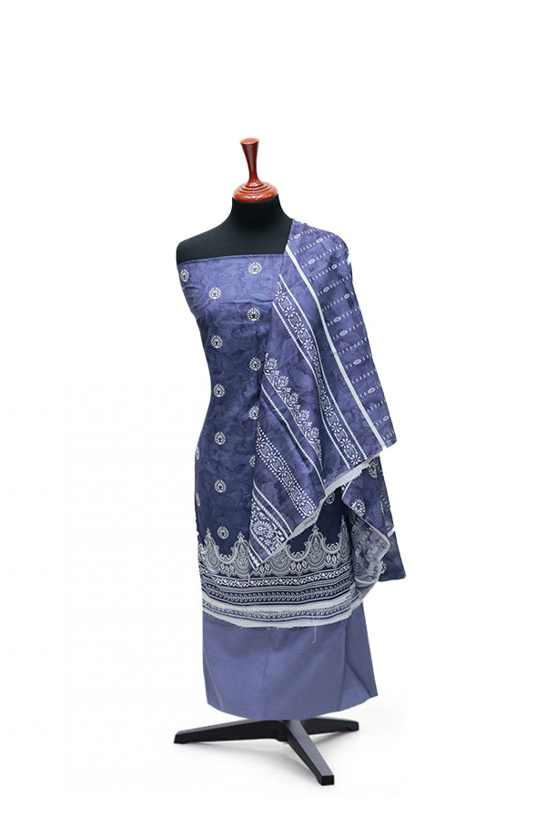 Serene Print Lawn`25 D#11 (N Blue)