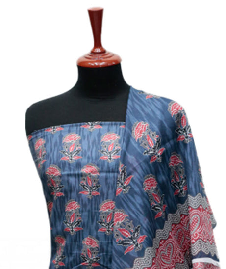 Serene Print Lawn`25 D#12 (Blue)