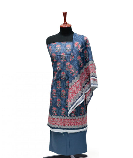 Serene Print Lawn`25 D#12 (Blue)