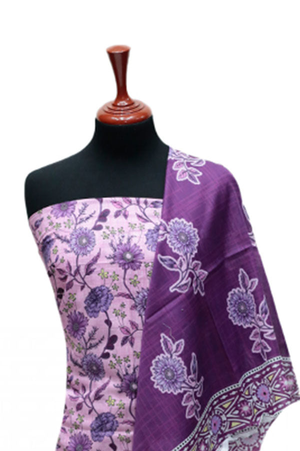 Serene Print Lawn`25 D#15 (L Purple)