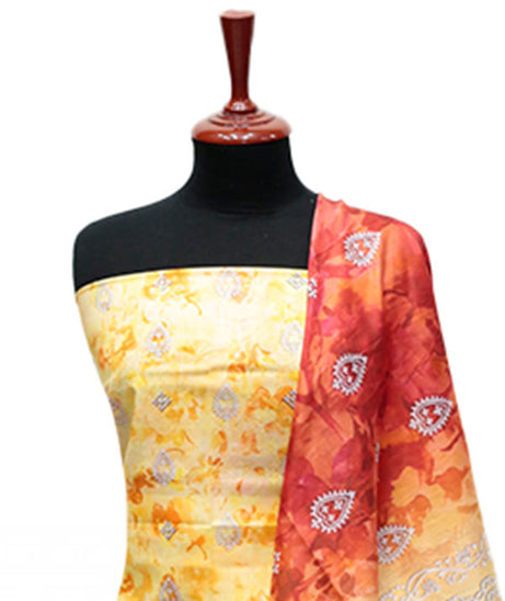 Serene Print Lawn`25 D#332 (Orange)