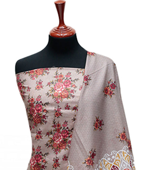 Serene Print Lawn`25 D#4 (L Brown)