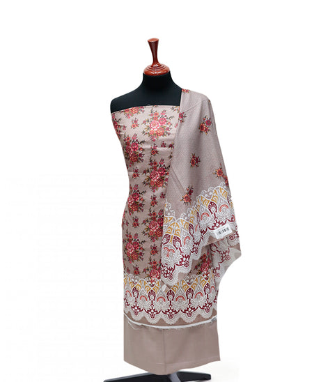 Serene Print Lawn`25 D#4 (L Brown)