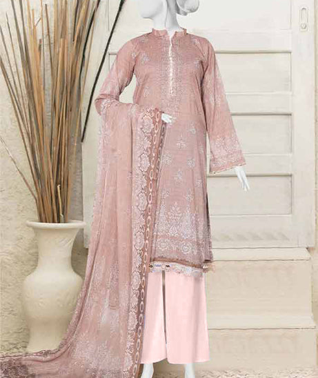 Serene Print Lawn`23 D#3002 L-Brown
