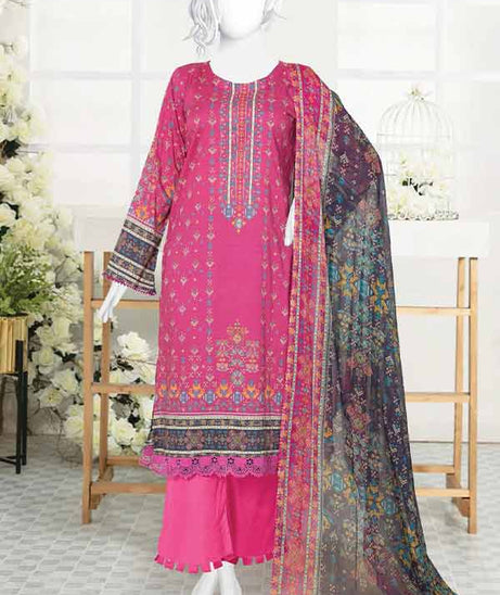 Serene Print Lawn`23 D#3007 Purple