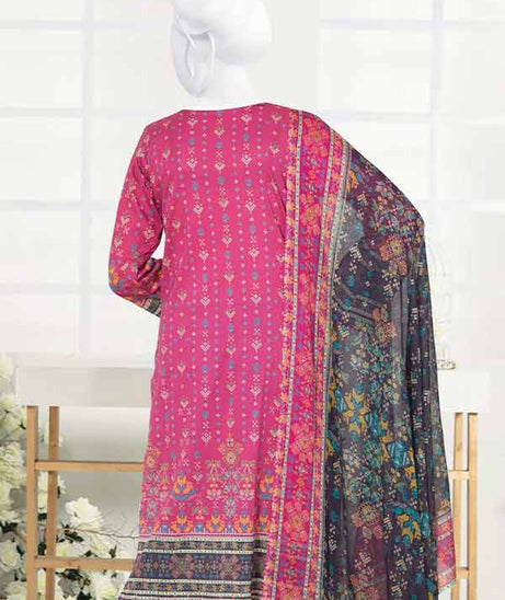Serene Print Lawn`23 D#3007 Purple