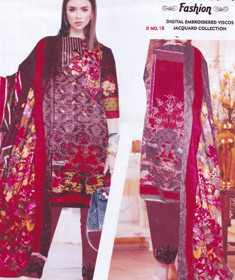 Shahan &amp; Shayan Emb Viscose`19 D#1-B