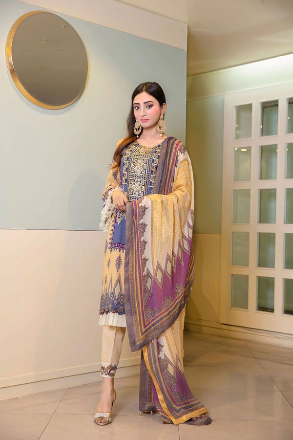 Shahin Star D/Emb Lawn`22 D#3