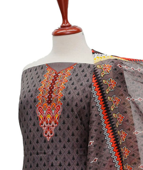 Shahin Star Swiss Voil'21 D#5023 Grey