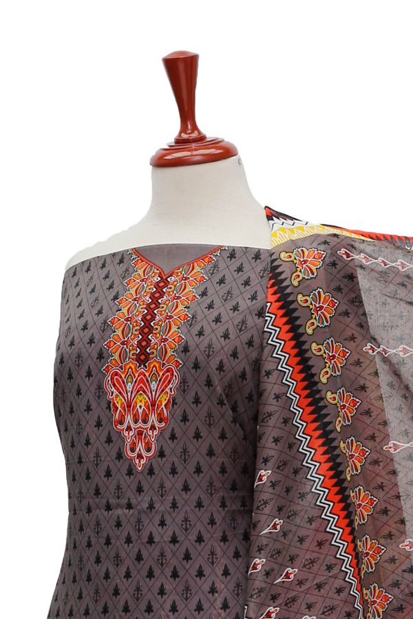 Shahin Star Swiss Voil'21 D#5023 Grey