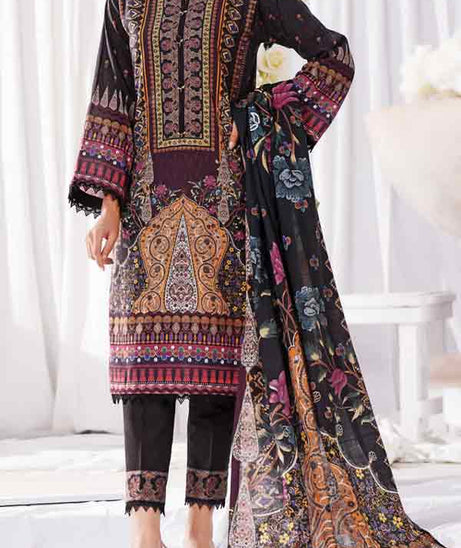 Shahkar Digital Khaddar`21 D#102 (Black)