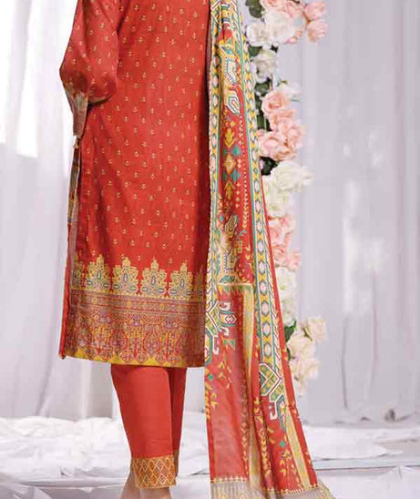 Shahkar Digital Khaddar`21 D#110 (D Orange)