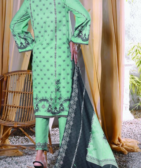 Shahkar Digital Khaddar`21 D#116 (Sea Green)