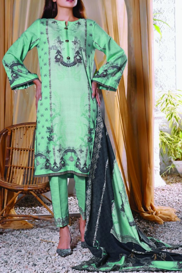Shahkar Digital Khaddar`21 D#116 (Sea Green)