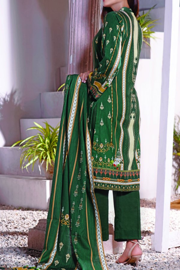 Shahkar Digital Khaddar`21 D#119 (D Green)