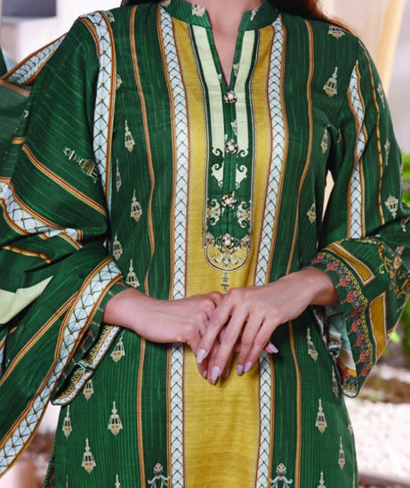 Shahkar Digital Khaddar`21 D#119 (D Green)