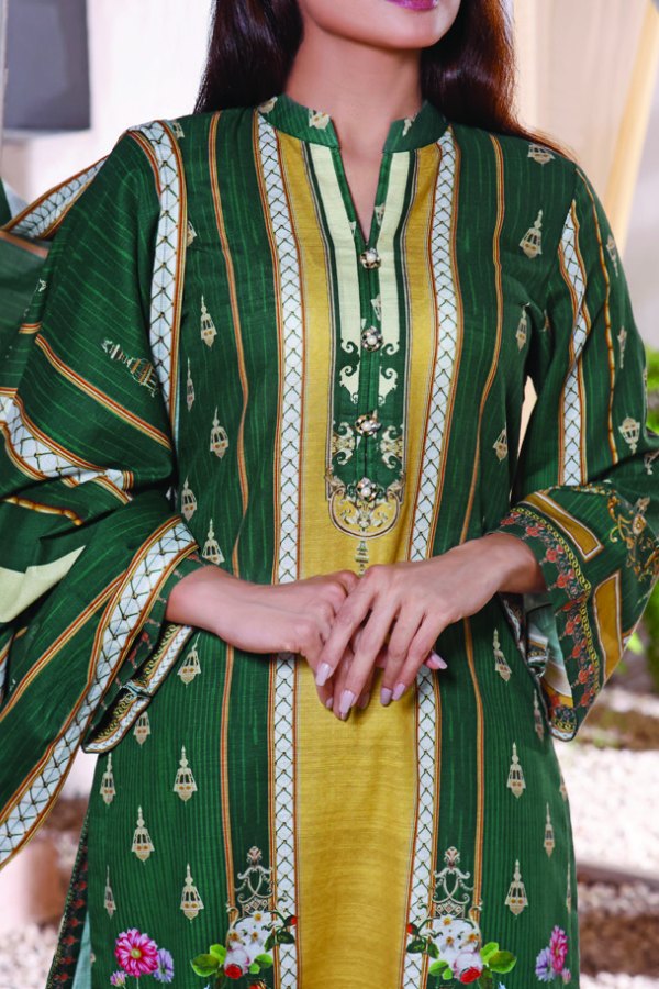 Shahkar Digital Khaddar`21 D#119 (D Green)