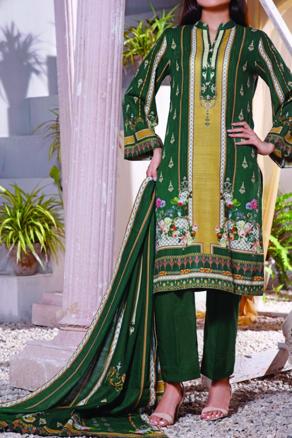 Shahkar Digital Khaddar`21 D#119 (D Green)