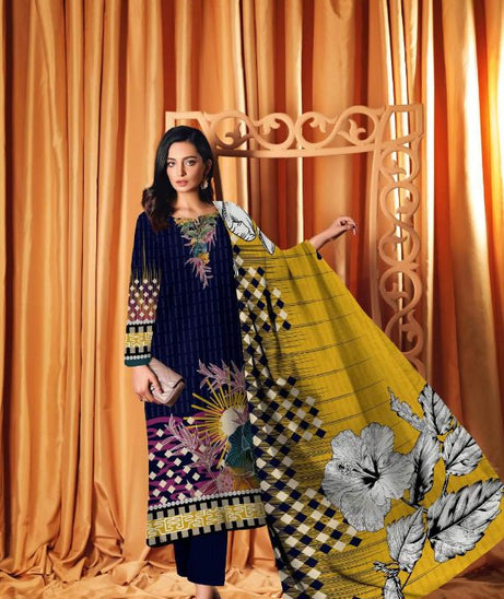 Shahnoor D/Classic Lawn`22 D#147 Blue