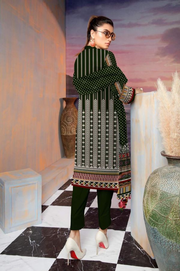 Shahnoor D/Classic Lawn`22 D#148 D Green
