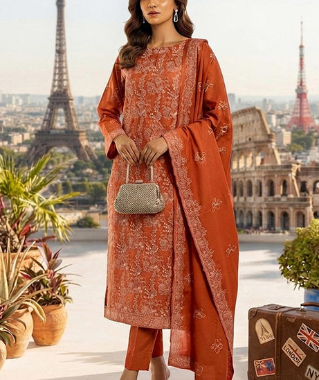 Shaira E/Peach Wool`26 D#1 (Vol-10) (D Peach)