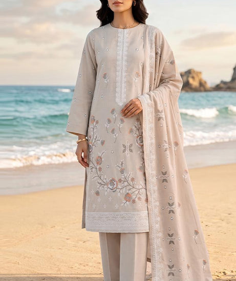 Shaira E/Peach Wool`26 D#12 (Vol-120) (Cream)