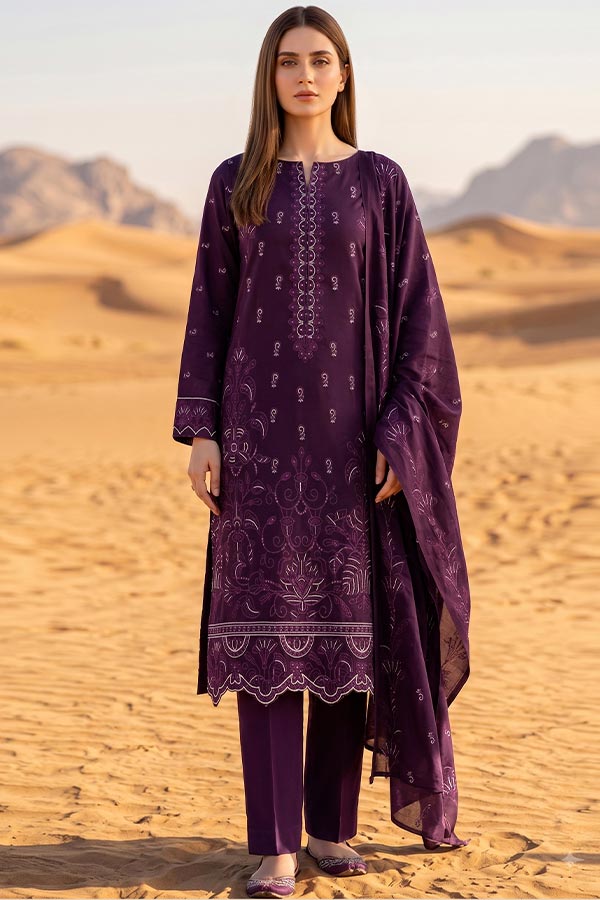 Shaira E/Peach Wool`26 D#15 (Vol-150) (Purple)