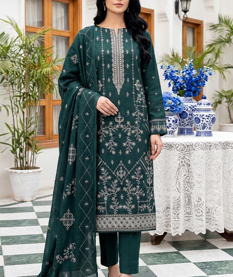 Shaira E/Peach Wool`26 D#16 (Vol-160) (Bottel Green)