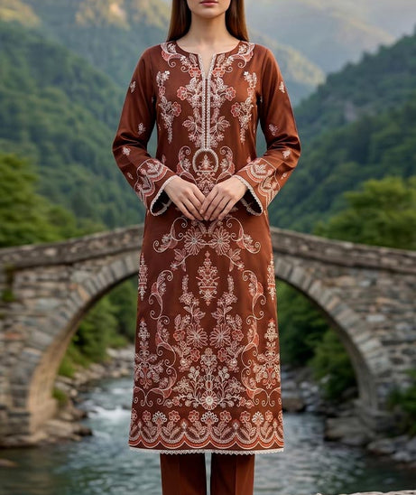 Shaira E/Peach Wool`26 D#17 (Vol-170) (D Mustard)