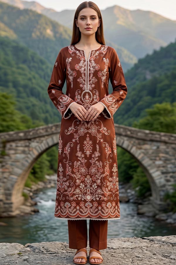 Shaira E/Peach Wool`26 D#17 (Vol-170) (D Mustard)
