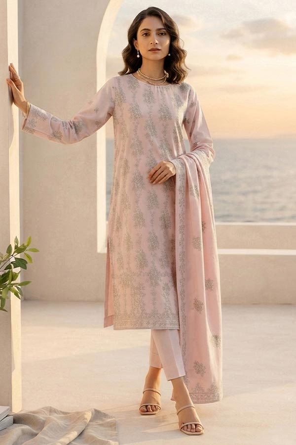 Shaira E/Peach Wool`26 D#3 (Vol-30) (Peach)