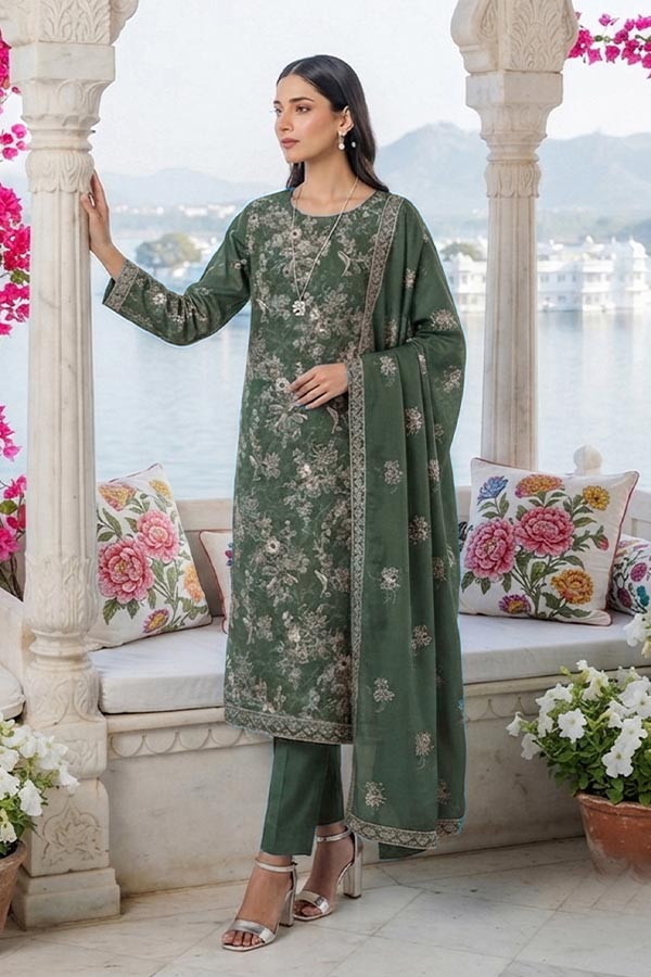 Shaira E/Peach Wool`26 D#5 (Vol-50) (Green)