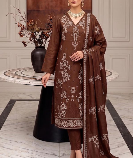 Shaira E/Peach Wool`26 D#8 (Vol-80) (Brown)